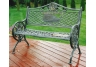 GOD Bless America Bench Antique Pewter