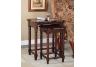 Brown Cherry 2-Pc. Nested Accent Tables
