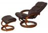 Maddock Leather Recliner & Ottoman