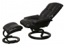 Alexander Leather Recliner & Ottoman