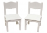 Classic White Extra Chairs (Set of 2)