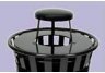 Rain Cap Trash Can