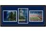 Michigan Wolverines Triple Shot Wall Hanging