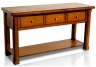 Three Drawer Console Table