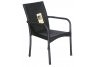 Wicker Square Back Dining Chair