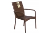 Wicker Square Back Dining Chair