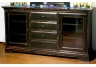 Side Board with Glass Doors