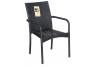 Wicker Square Back Dining Chair