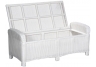 Wicker Storage Bench