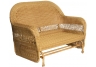 Lucaya Wicker Double Glider