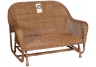Bermuda Wicker Double Glider