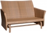 Carlton Wicker Double Glider