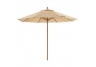 Octagonal Oak Umbrella
