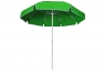 7.5 ft Round White Aluminum Umbrella with Fiberglass Ribs