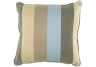 Green Stripes Designer Outdoor Throw Pillow