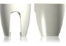 White Greenbo planter