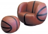 Basketball Chair & Ottoman set