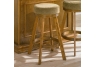 Mitchell upholstered bar stool oak