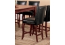Black Upholstered 24 Counter Height Stool