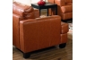 Brown Samuel Contemporary Leather Chair