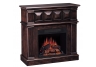 Cappuccino Wall Mantel Electric Fireplace
