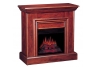 Cherry Wall Mantel Electric Fireplace