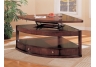 Pie Shaped Lift Top Cocktail Table
