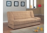 Armless Fabric Convertible Sofa Bed with Storage