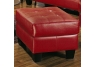 Red Samuel Contemporary Ottoman