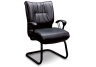 Contemporary Faux Leather Office Side