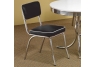 Black Chrome Plated Side Chair