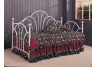 Traditional White Metal Twin Daybed