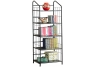 Casual Black Metal Bookcase