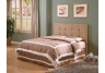 Tan Microfiber Queen Upholstered Headboard