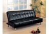 Faux Leather Convertible Sofa Bed