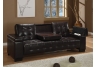 Brown Convertible Sofa Bed With Storage - 2