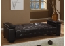 Brown Convertible Sofa Bed With Storage - 3