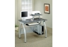 Silver Metal Computer Desk