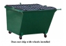 commercial dumpster, park dumpster, campground dumpster, park bench, picnic tables, commercial site