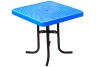 Blue Food Court Table
