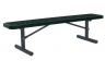 Commercial Park 6 Portable Bench w/o Back- Portable, Diamond, Black
