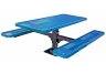Commercial Park 6' Rectangular Table- Surface Mount, Diamond, Blue