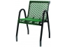 Commercial Park 18" Contour Food Court Chair- Portable, Diamond, Blue
