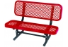 Commercial Park 3' Preschool Bench- Diamond, Red