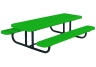 Commercial Park 8 Preschool Rectangular Table- Portable, Diamond, Green