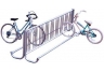 bike racks, galvanized, j bike racks