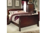 Queen Cherry St. Laurent Sleigh Bed
