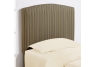 Green Striped Upholstered Twin Headboard