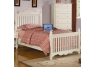 Pepper White Twin Bed