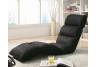 Black Upholstered Gaming Chair